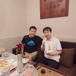 跟问非（郑枫）兄小叙